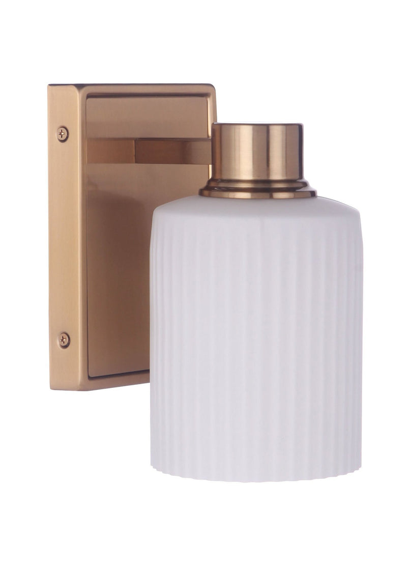 Bretton 1 Light 4.75" Wall Sconce in Satin Brass