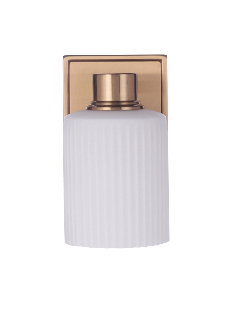 Bretton 1 Light 4.75" Wall Sconce in Satin Brass