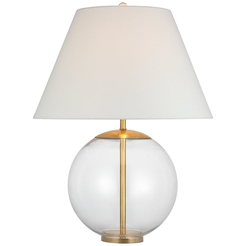 Morton Large Table Lamp in Clear Glass
