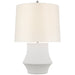 Lakmos LED Table Lamp in Plaster White