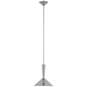 Rosetta LED Pendant in Polished Nickel