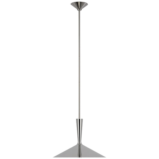 Rosetta LED Pendant in Polished Nickel