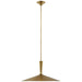 Rosetta LED Pendant in Hand-Rubbed Antique Brass