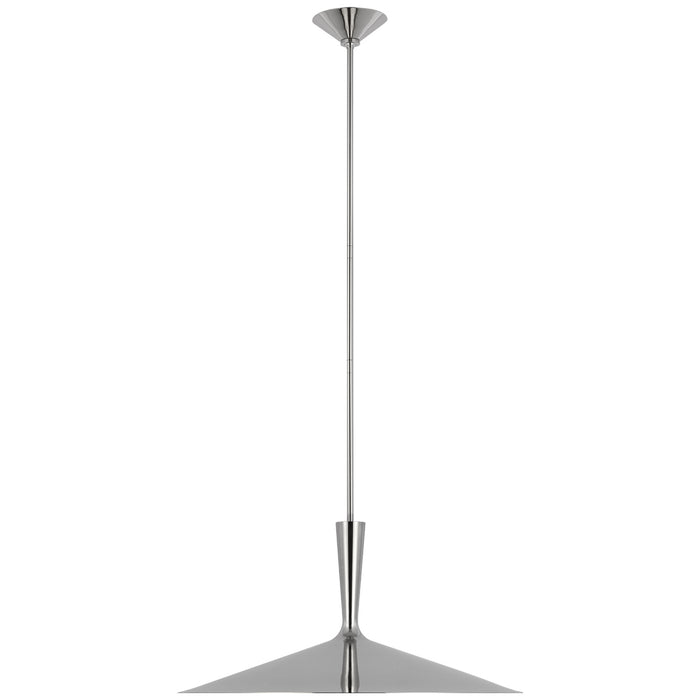 Rosetta LED Pendant in Polished Nickel