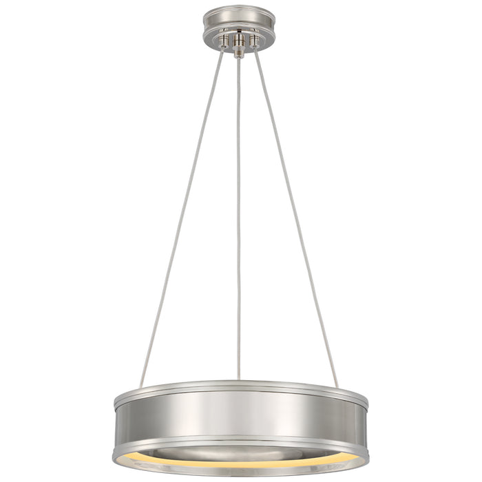 Connery LED Pendant in Polished Nickel