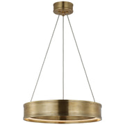 Connery 18" Ring Pendant in Antique-Burnished Brass