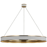Connery LED Chandelier in Matte White