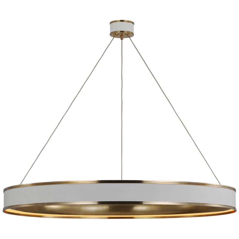 Connery LED Chandelier in Matte White