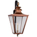 Albermarle2 Gas Wall Lantern in Soft Copper and Brass