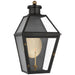 Stratford2 Gas Wall Lantern in Matte Black