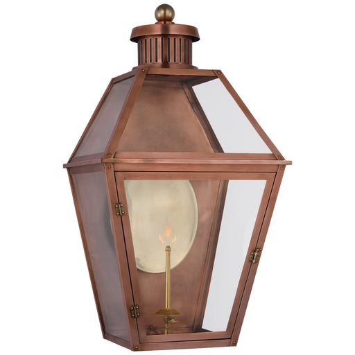 Stratford2 Gas Wall Lantern in Soft Copper
