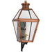 Stratford2 Gas Wall Lantern in Soft Copper