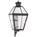 Stratford2 Gas Wall Lantern in Matte Black