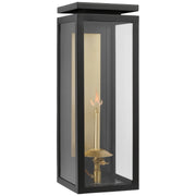 Fresno Medium 3/4 Gas Outdoor Wall Lantern in Matte Black