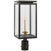 Fresno2 Gas Post Light in Matte Black