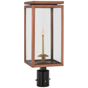 Fresno2 Gas Post Light in Soft Copper