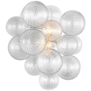 Talia Medium 2-Light Wall Sconce in Plaster White