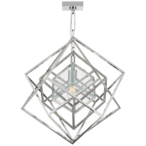Cubist Small Pendant in Polished Nickel