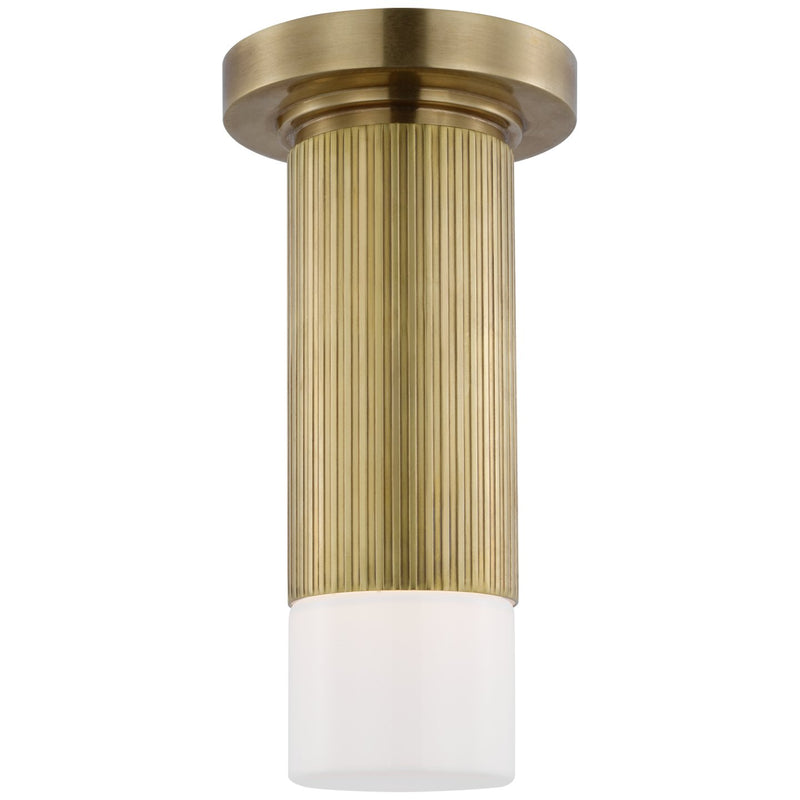 Ace Mini Monopoint Flush Mount in Hand-Rubbed Antique Brass