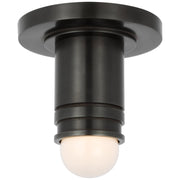 Top Hat Mini Monopoint Flush Mount in Bronze