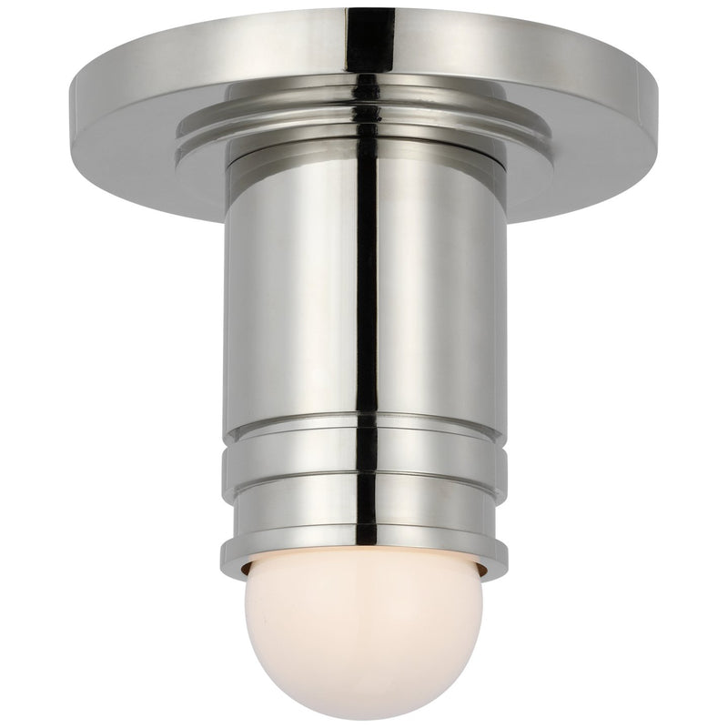 Top Hat Mini Monopoint Flush Mount in Polished Nickel