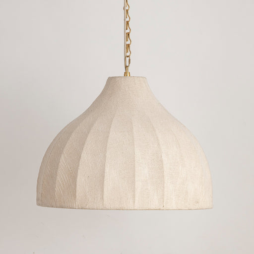 Hearthveil 2 Light Pendant in Natural Aged Brass