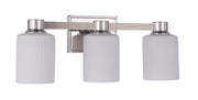 Bretton 3 Light 20.25" Vanity in Polished Nickel