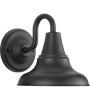 District Medium Outdoor Wall Sconce in Black