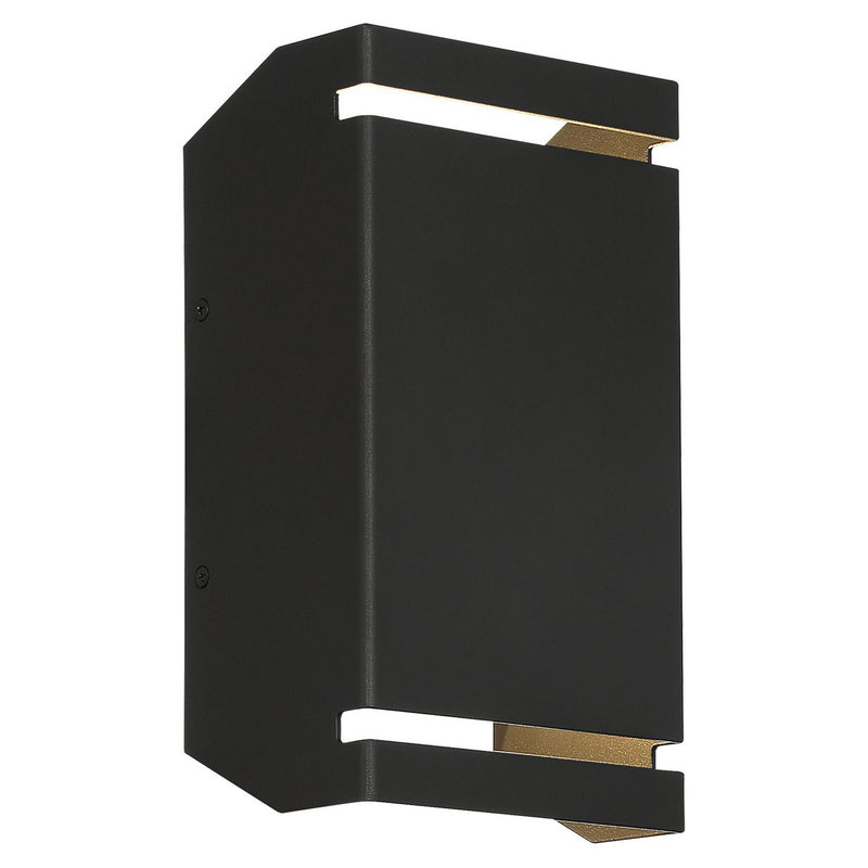 La Vida Vertical LED Outdoor Wall Sconce in Black