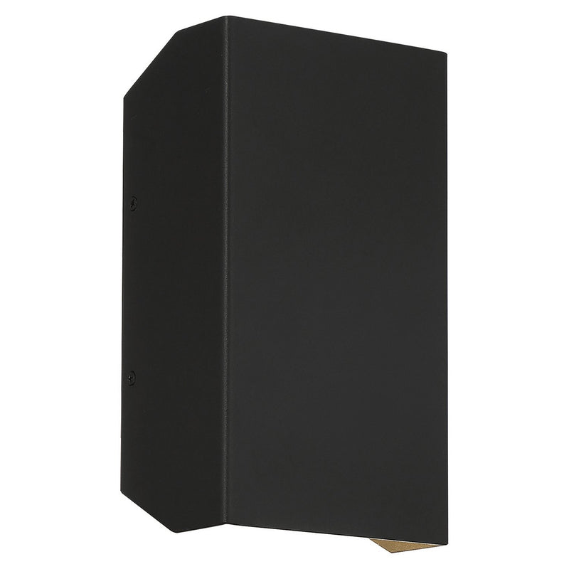 Amora Tall LED Outdoor Wall Sconce in Black