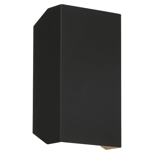 Amora Tall LED Outdoor Wall Sconce in Black