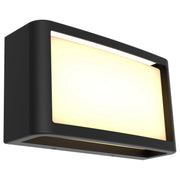 Malibu LED Outdoor Wall Sconce in Black