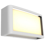 Malibu LED Outdoor Wall Sconce in White