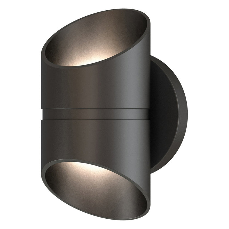 Marino 8" LED Outdoor Wall Sconce in Black