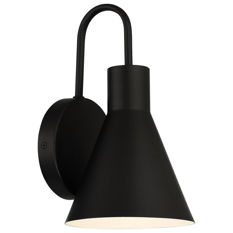 Solano LED Outdoor Wall Mount in Black