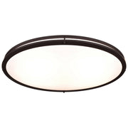 Solero III 32" Oval LED Flush Mount in Bronze