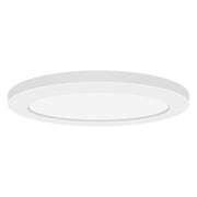 Slim 7" Color Selectable LED Flush Mount in White