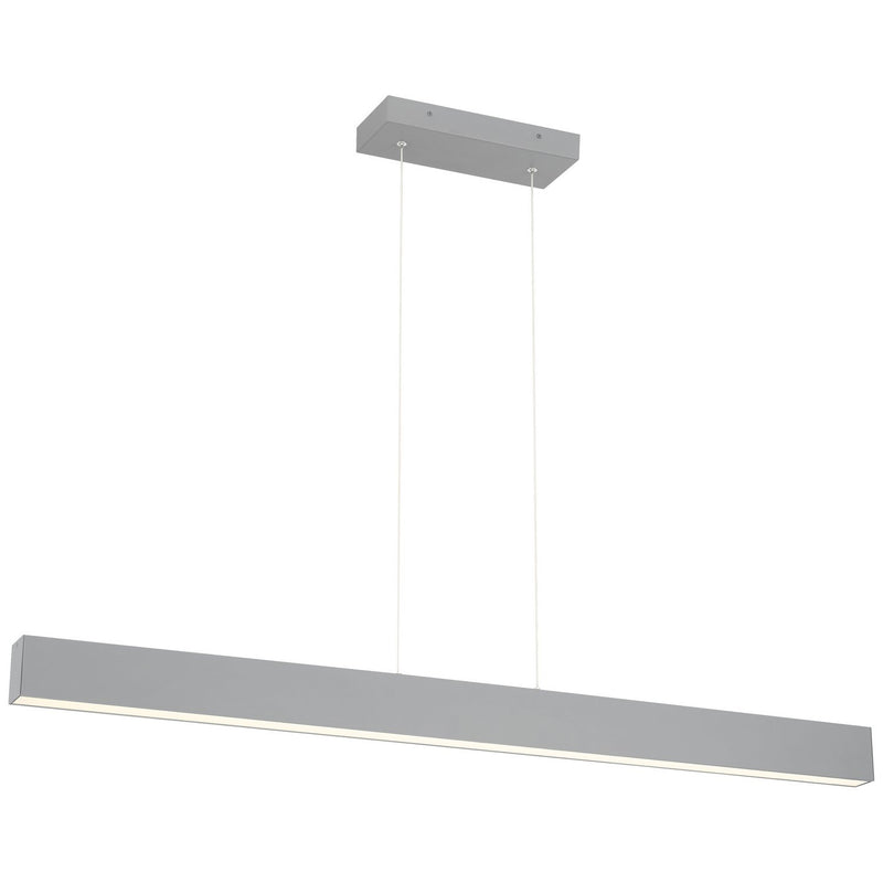 Form LED Linear Pendant in Gray
