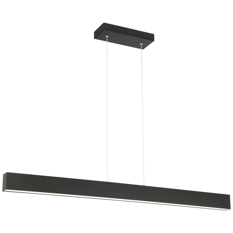 Form LED Linear Pendant in Matte Black