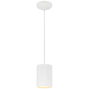 Pilson Short Pendant in Matte White