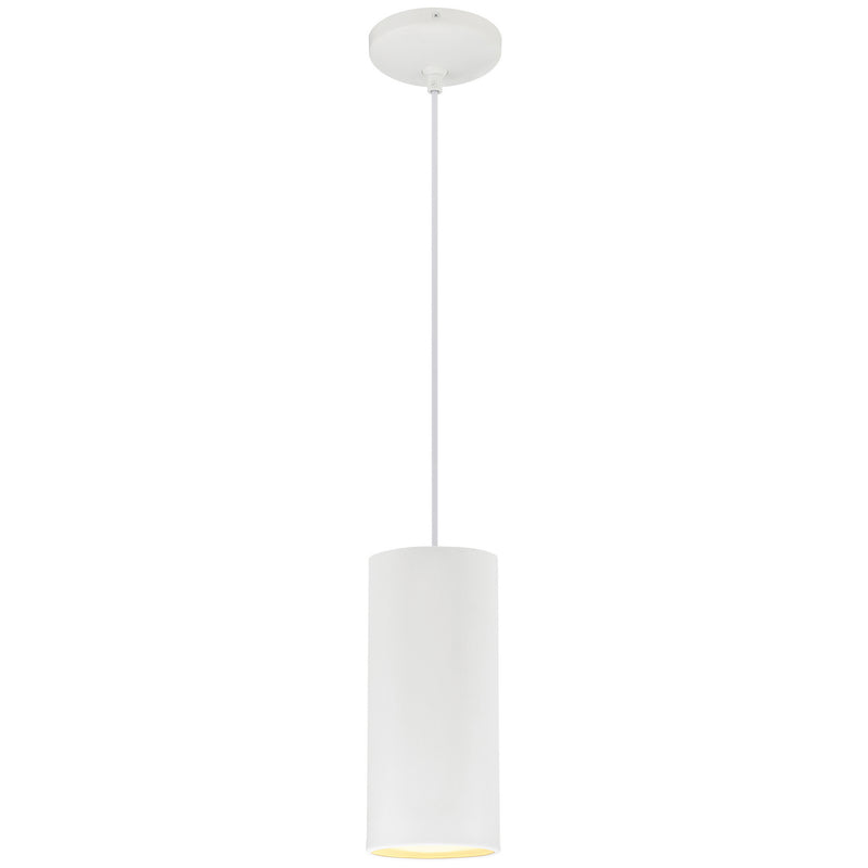 29001LEDDLP-MWH-C- Pilson LED Pendant in Matte White by Access Lighting
