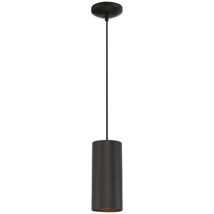 Pilson 1-Light Pendant in Matte Black - Lamps Expo