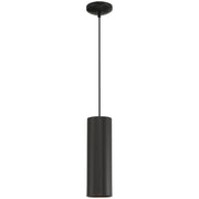 Pilson Tall Pendant in Matte Black