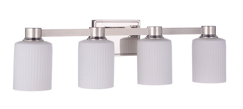 Bretton 4 Light 28.13" Vanity in Polished Nickel