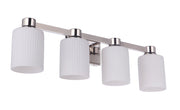 Bretton 4 Light 28.13" Vanity in Polished Nickel