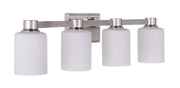 Bretton 4 Light 28.13" Vanity in Polished Nickel