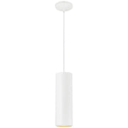 Pilson Tall Pendant in Matte White