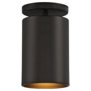 Pint LED Semi-Flush Mount in Matte Black