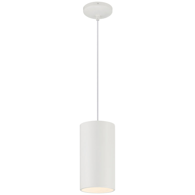 29007-MWH-C- Pilson XL 1-Light Pendant in Matte White by Access Lighting