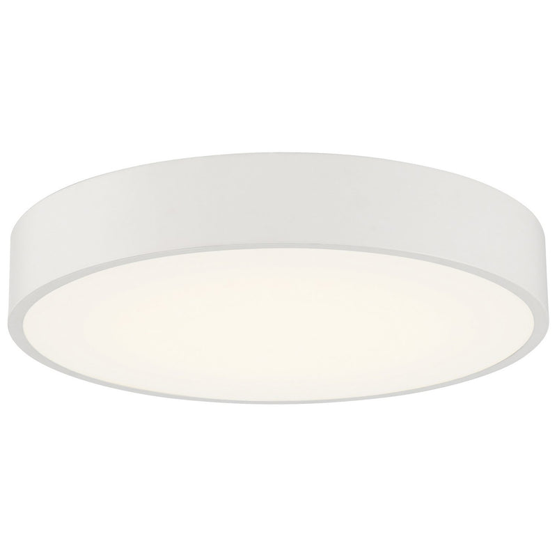 Como Medium LED Flush Mount in White